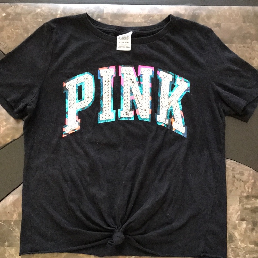 PINK Sequins T-Shirt